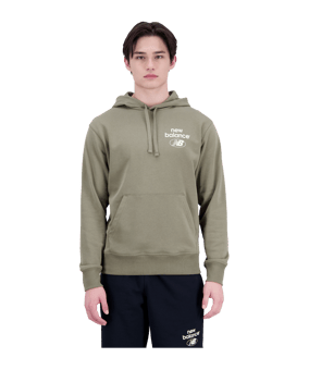 New Balance Essentials Reimagined Hoody Grün FCGN - gruen