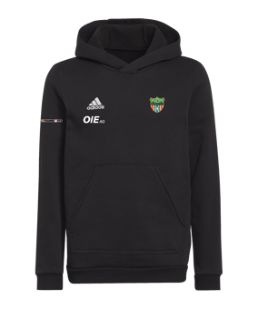 adidas Entrada 22 Hoody Kids Schwarz