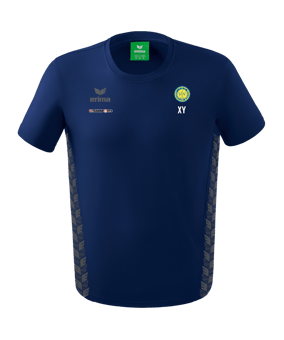 Erima Team Essential T-Shirt Kids Dunkelblau Grau