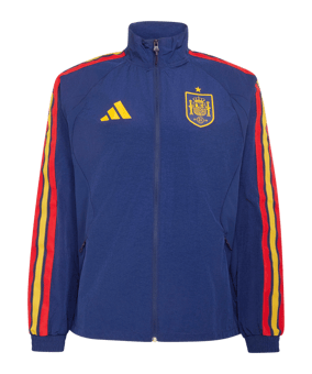 adidas RFEF Spanien Anthem Jacke Blau