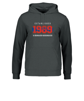 Merch Drummer 2.0 Hoody Dark Heather Grey | #established