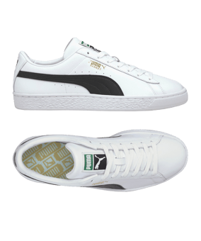 PUMA Basket Classic XXI Weiss Schwarz F02 - weiss