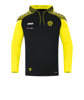JAKO Performance Hoody Schwarz Gelb F808