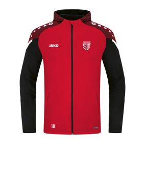 JAKO Performance Kapuzenjacke Rot F101