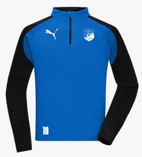 PUMA teamLIGA HalfZip Sweatshirt Blau F02