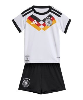 adidas DFB Deutschland Babykit Trikot Set Home WM 2026 Kids Weiß - weiss