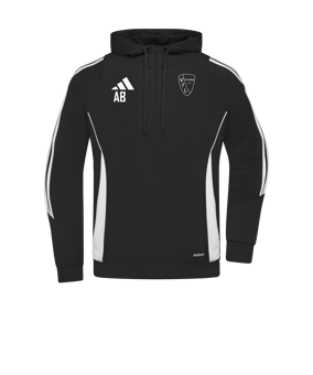 adidas Tiro 24 Hoody Schwarz Weiss 