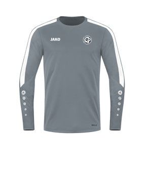 JAKO Power Sweatshirt Grau Weiss F840