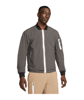 Nike Essentials Unlined Bomber Jacke Grau F254 - grau
