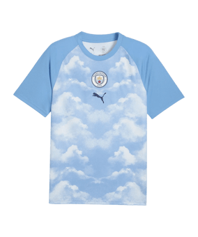 PUMA Manchester City Warm Up Maglietta Blu C15 - blu