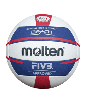 Molten Beachvolleyball Spielball Spielball Weiss - weiss