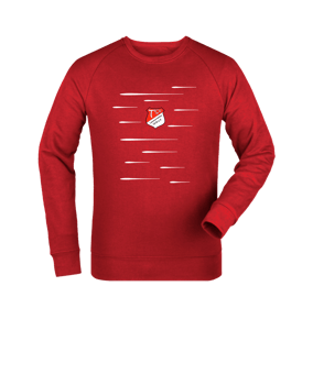 Merch Roller Sweatshirt Red | #lines