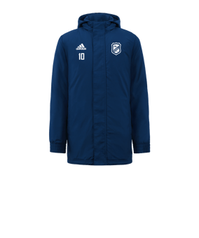 adidas Entrada 22 Stadium Jacke Kids Blau