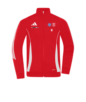 adidas Tiro 24 Trainingsjacke Rot Weiss