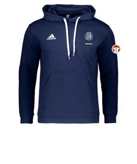 adidas Entrada 22 Hoody Blau