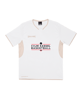 Spalding Hustle Shooting Hemd Kids Weiß