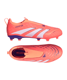 adidas Predator League LL FG Coral Blaze Kids Orange - orange