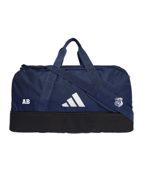 adidas Tiro League Duffel Bag Gr. M Blau Weiss