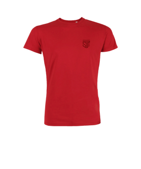 Merch Creator 2.0 T-Shirt Red | #brustlogo (toneintone)