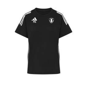 adidas Tiro 24 T-Shirt Damen Schwarz Weiss