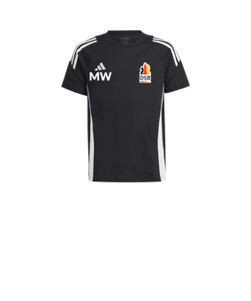 adidas Tiro 24 T-Shirt Kids Schwarz Weiss