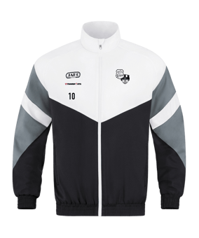 JAKO Retro Freizeitjacke Schwarz Weiss Grau F817
