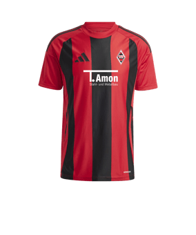 adidas Striped 24 Trikot Rot Schwarz