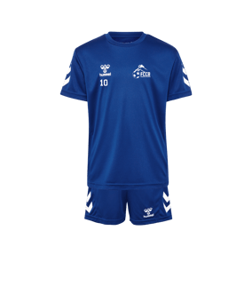 Hummel Ensemble de maillots Enfants Bleu C7045 