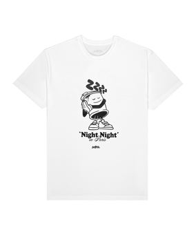 Bucketz Night Night T-Shirt Weiss - weiss