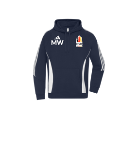 adidas Tiro 24 Hoody Kids Blau Weiss