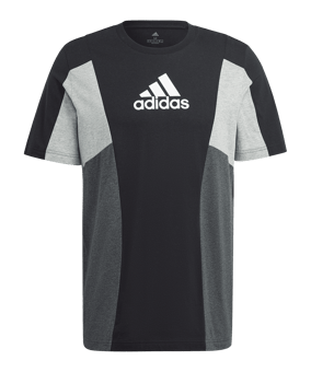 adidas Sportswear Essentials Colorblock T-Shirt Schwarz - schwarz