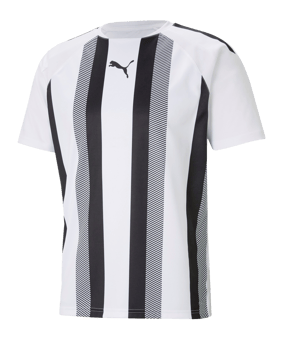 PUMA teamLIGA Striped Trikot Weiss Schwarz F04 - weiss
