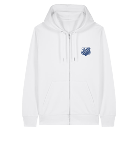 11tsmerch Merch Connector 2.0 Zip Sweatjacke FC001 Sweatjacke Weiß