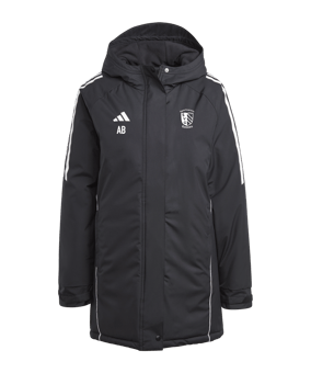 adidas Tiro 24 Kapuzenjacke Damen Schwarz