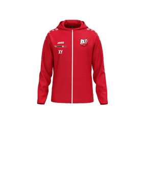 JAKO One Kapuzenjacke Kids Rot F100