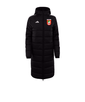 adidas Tiro 24 Long Coachjacke Schwarz Weiss