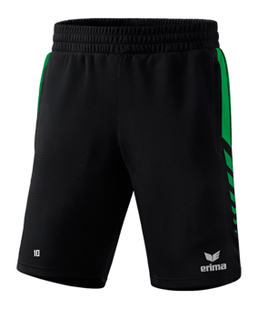 Erima SIX WINGS Short Schwarz Grün