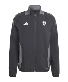 adidas Tiro 24 Competition Präsentationsjacke Schwarz Grau
