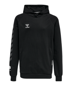 Hummel Move Grid Hoody Kids Schwarz F2001 - schwarz