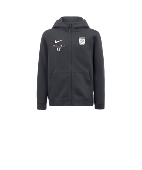 Nike Park 20 Fleece Kapuzenjacke Kids Grau F071