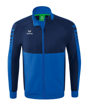 Erima Six Wings Trainingsjacke Kids Blau - blau