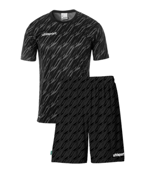 uhlsport Progressive Torwart Set Torwartset Schwarz F01