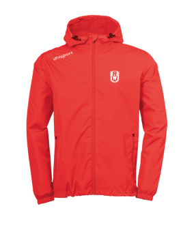 uhlsport Essential Regenjacke Rot Weiss F03 