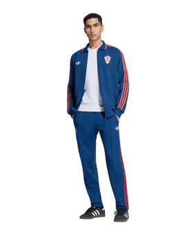 adidas Croazia Anthem Giacca Blu - blu