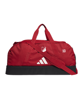 adidas Tiro League Duffel Bag Gr. L Rot Weiss
