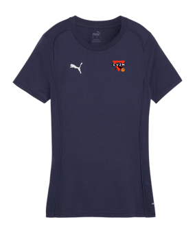 PUMA teamFINAL Casuals T-Shirt Damen Blau F06