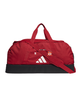 adidas Tiro League Duffel Bag Gr. L Rot Weiss