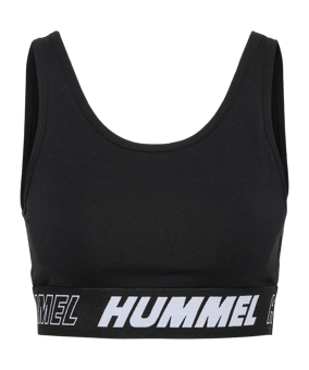 Hummel hmlTE Maja Sport-BH Damen Schwarz F2001 - schwarz