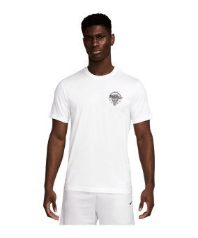 Nike Basketball T-Shirt Weiß F100 - weiss