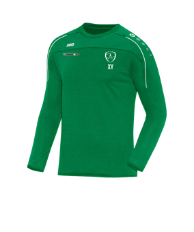 JAKO Classico Sweatshirt Grün Weiss F06